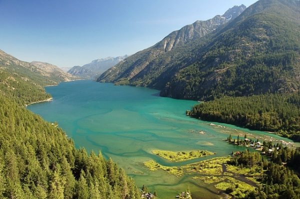 View Of Lake Chelan From Buckners Point, Stehekin