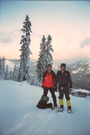 Snowshoeing The Summit At Snoquualmie Pass, Cascade Mountains