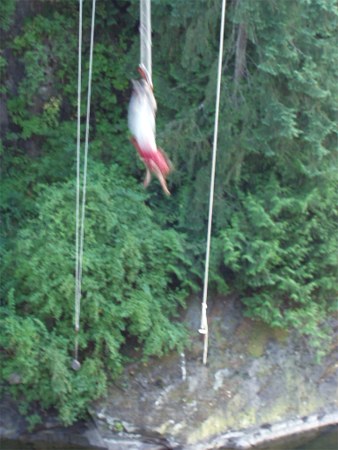 Bungee Jumping At Bungy Zone In Nanaimo