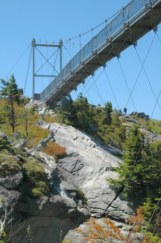 North Carolina Grandfather Mountain Mile High Swinging Bridge