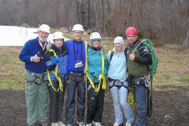 Happy Group, Spring Mountain Zip Line Canopy Tour, Pennsylvania