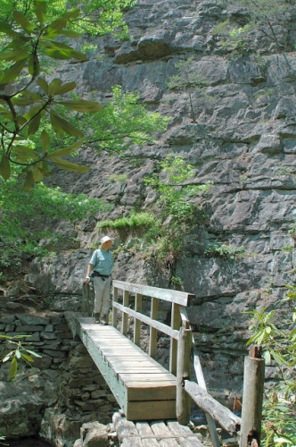 Bridge Over Laurel Creek In Tennessee Pond Mountain Wilderness