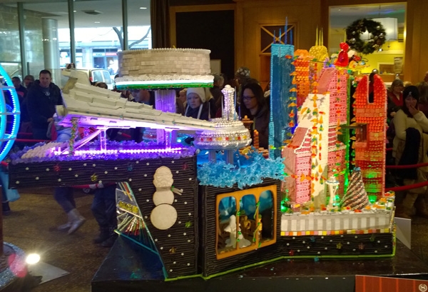 23rd Annual Gingerbread Village Star Wars theme at Seattle Sheraton Episode II Attack Of The Clones