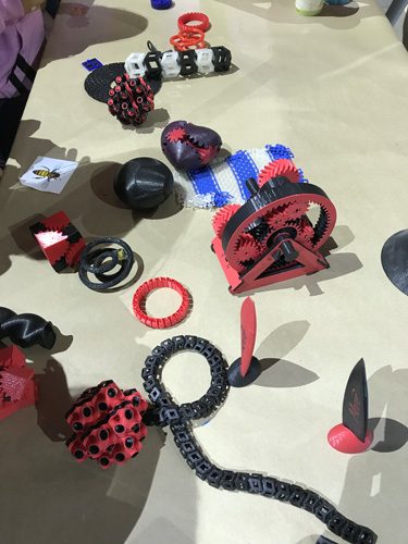 Seattle Mini Maker Faire 3D printing examples