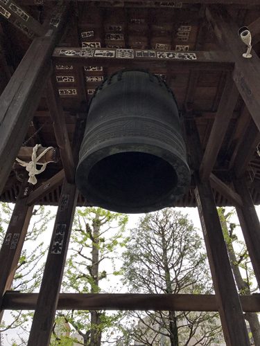 Shrine bell in Asakusa Tokyo Japan