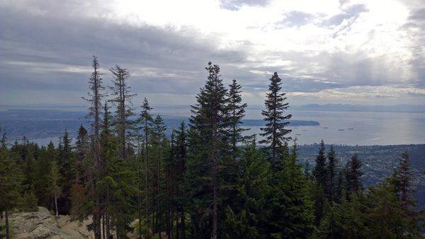Grouse Mountain Skyride view to Vancouver