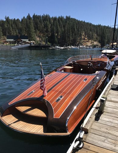 Lake Coeur d'Alene wooden boat show Idaho