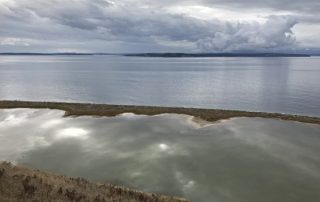 Perego's Lagoon on Ebey's Landing National Historical Reserve bluff loop trail of Whidbey Island