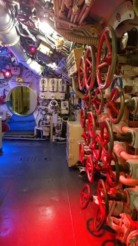 Submarine interior at Maritime Museum of San Diego