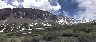 Grays Peak National Recreation Trail in Arapaho National Forest Colorado mountains trail view