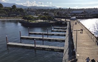 View from Port Angeles City Pier lookout tower