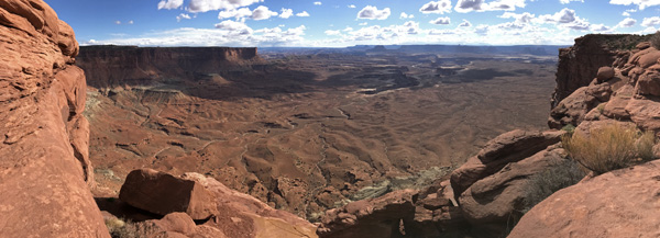 Canyonlands National Park Green River Overlook panorama