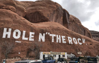 Hole N The Rock Moab Utah roadside attraction 5000 square foot home