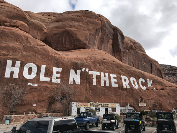 Hole N The Rock Moab Utah roadside attraction 5000 square foot home