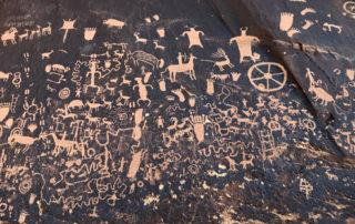 Newspaper Rock archaeological historical site petroglyphs